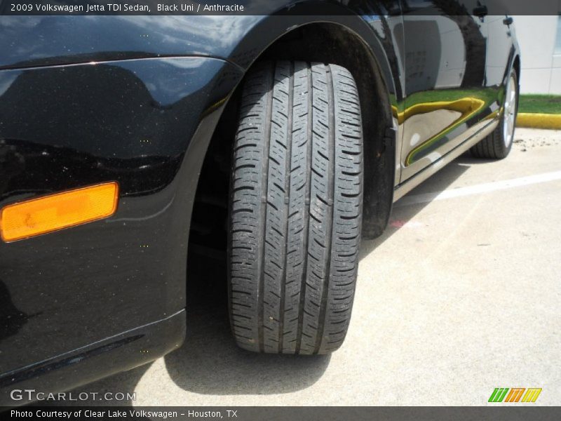Black Uni / Anthracite 2009 Volkswagen Jetta TDI Sedan