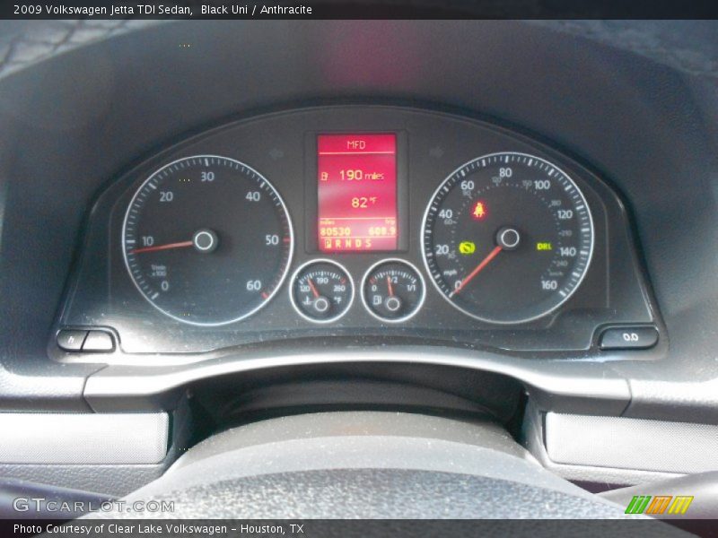 Black Uni / Anthracite 2009 Volkswagen Jetta TDI Sedan
