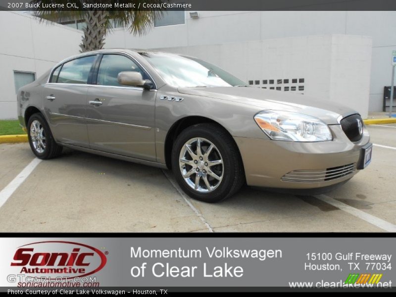 Sandstone Metallic / Cocoa/Cashmere 2007 Buick Lucerne CXL