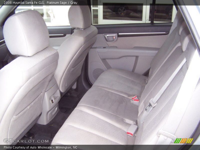 Platinum Sage / Gray 2008 Hyundai Santa Fe GLS