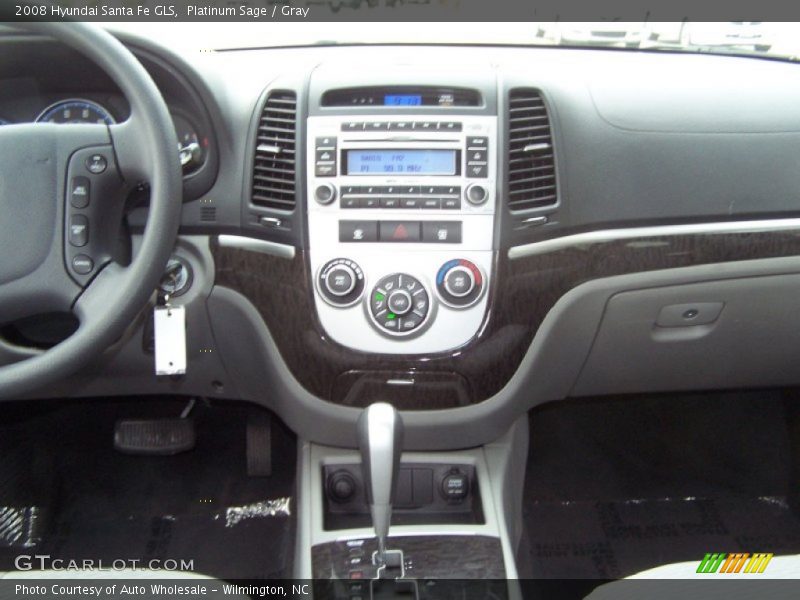 Platinum Sage / Gray 2008 Hyundai Santa Fe GLS