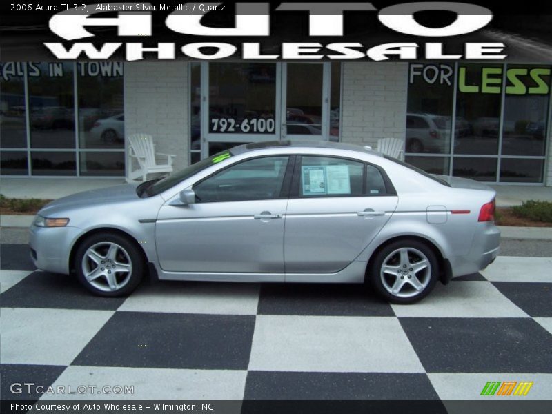 Alabaster Silver Metallic / Quartz 2006 Acura TL 3.2