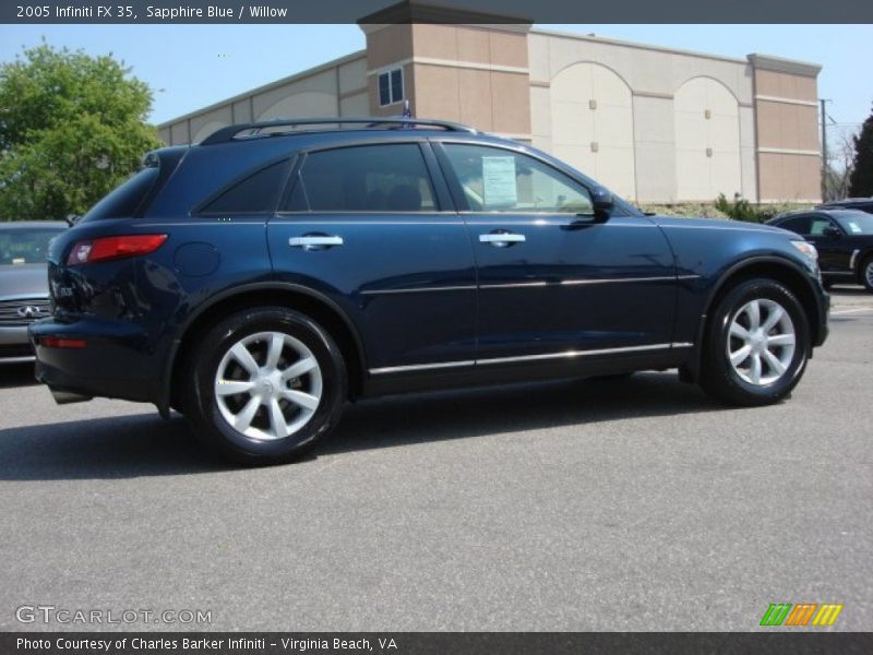 Sapphire Blue / Willow 2005 Infiniti FX 35