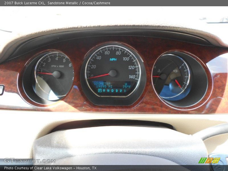Sandstone Metallic / Cocoa/Cashmere 2007 Buick Lucerne CXL