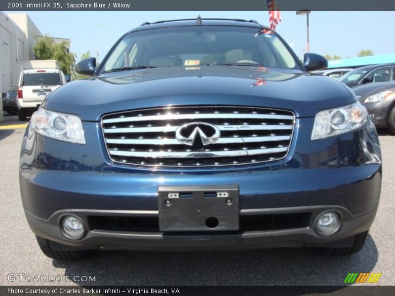 Sapphire Blue / Willow 2005 Infiniti FX 35