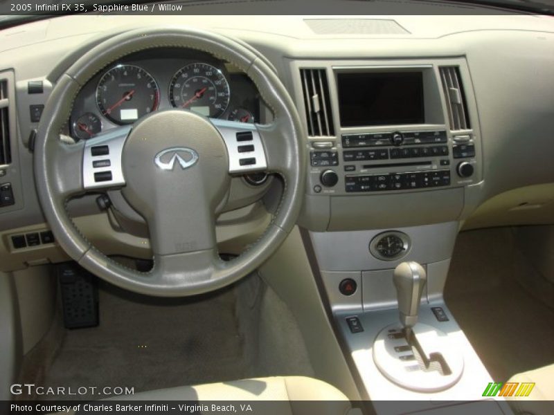 Sapphire Blue / Willow 2005 Infiniti FX 35