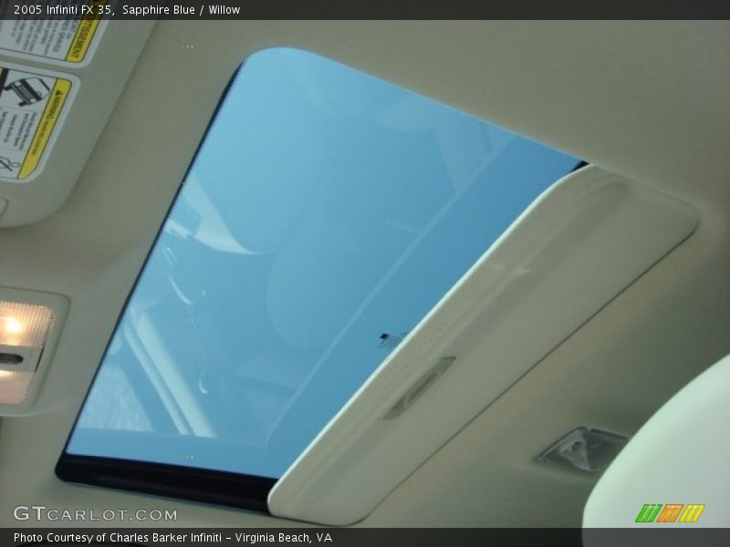 Sapphire Blue / Willow 2005 Infiniti FX 35
