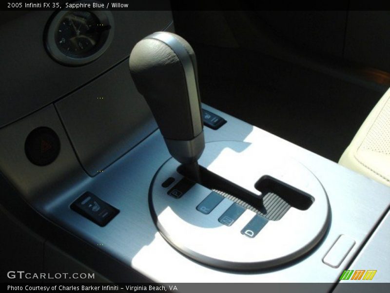 Sapphire Blue / Willow 2005 Infiniti FX 35