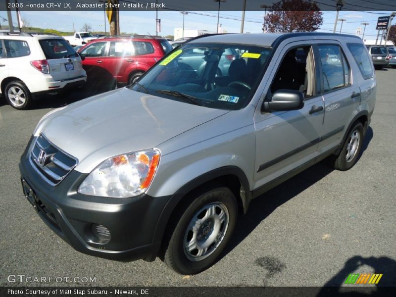 Alabaster Silver Metallic / Black 2006 Honda CR-V LX
