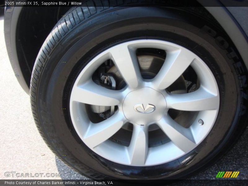Sapphire Blue / Willow 2005 Infiniti FX 35
