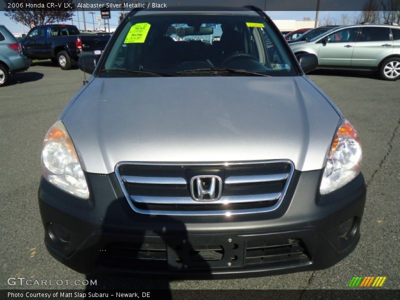 Alabaster Silver Metallic / Black 2006 Honda CR-V LX