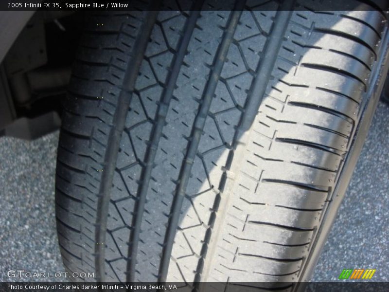 Sapphire Blue / Willow 2005 Infiniti FX 35