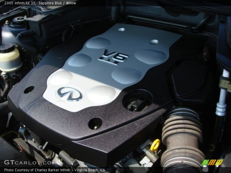 Sapphire Blue / Willow 2005 Infiniti FX 35