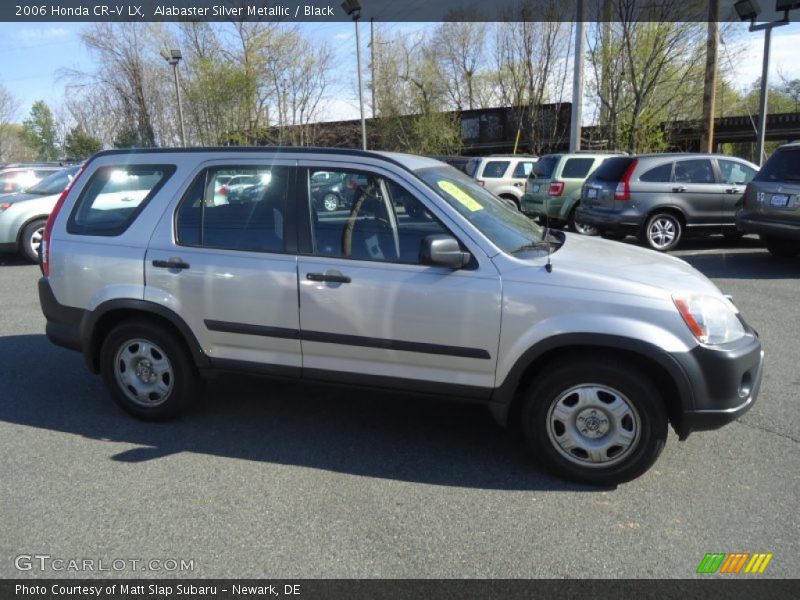 Alabaster Silver Metallic / Black 2006 Honda CR-V LX