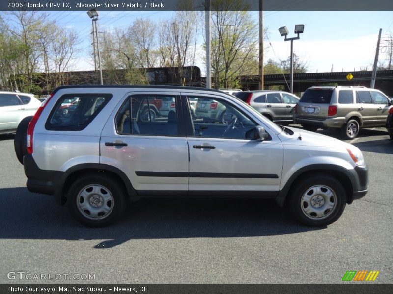 Alabaster Silver Metallic / Black 2006 Honda CR-V LX