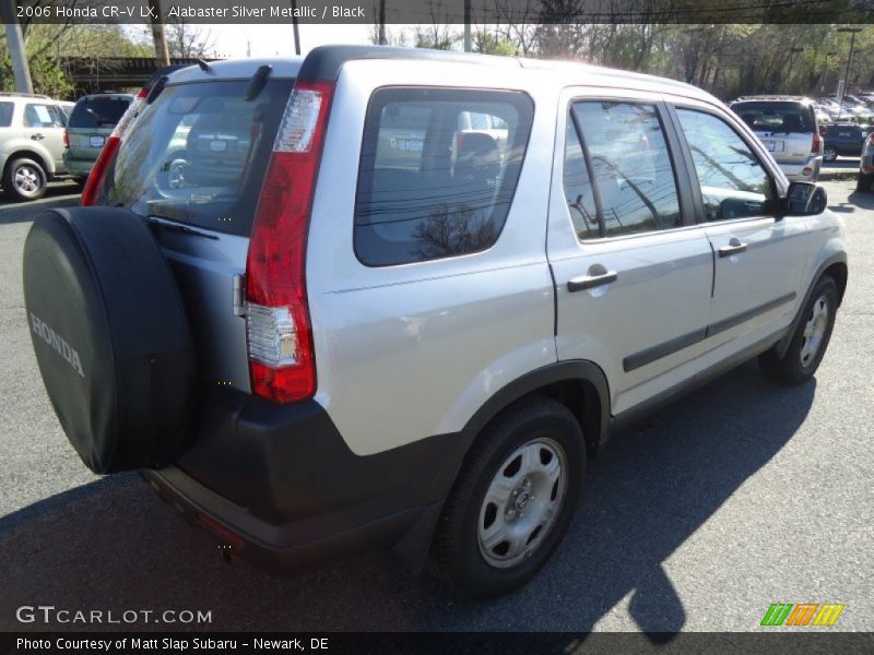 Alabaster Silver Metallic / Black 2006 Honda CR-V LX