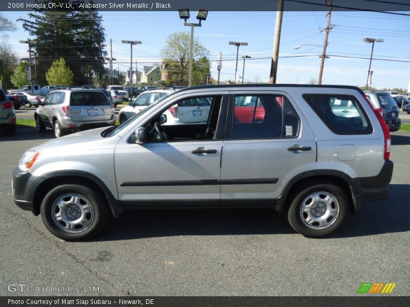 Alabaster Silver Metallic / Black 2006 Honda CR-V LX