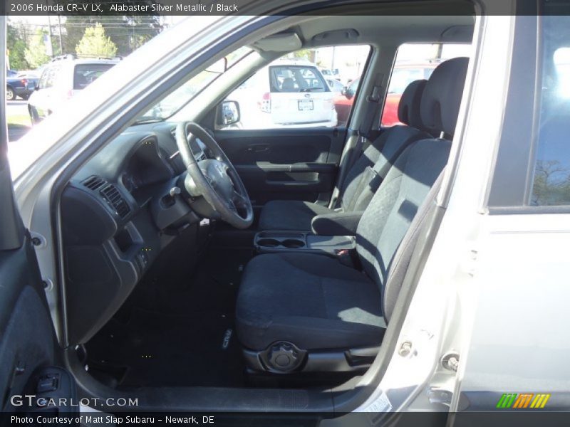 Alabaster Silver Metallic / Black 2006 Honda CR-V LX