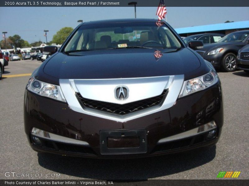 Basque Red Pearl / Parchment 2010 Acura TL 3.5 Technology