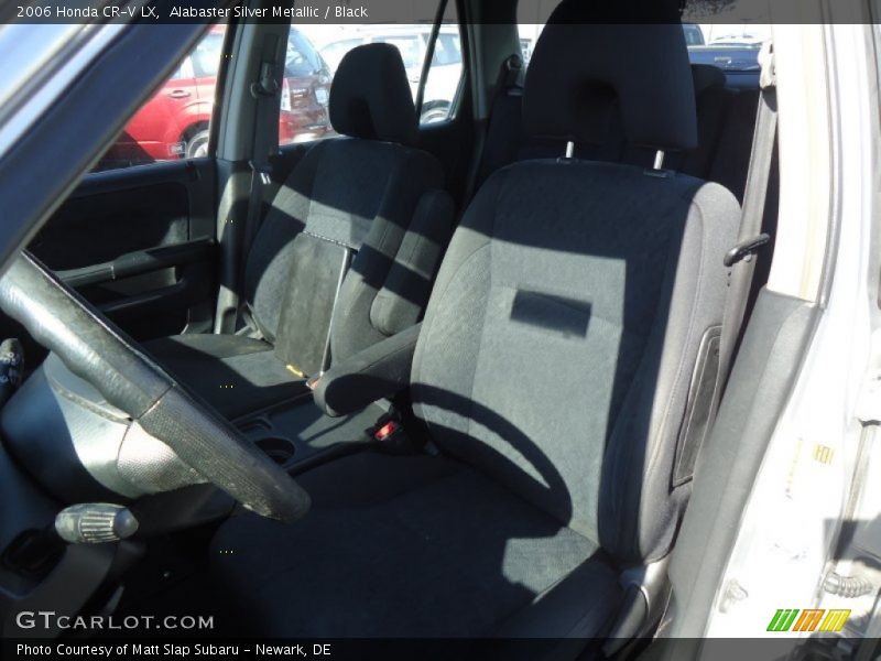 Alabaster Silver Metallic / Black 2006 Honda CR-V LX