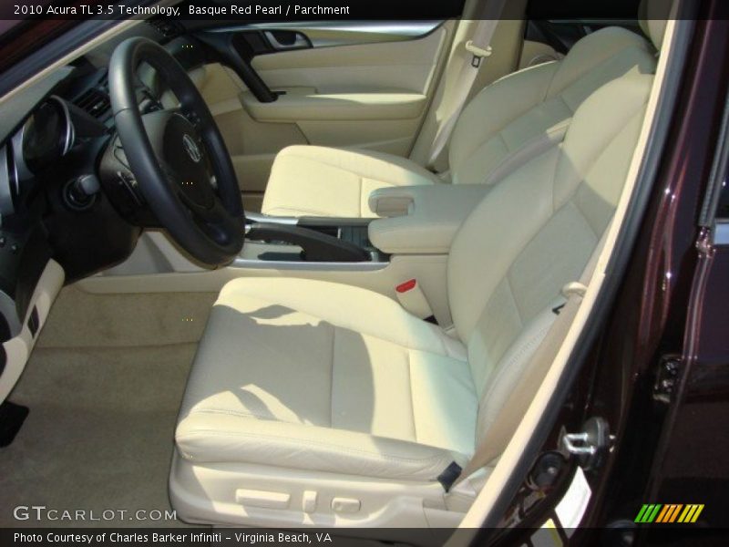 Basque Red Pearl / Parchment 2010 Acura TL 3.5 Technology