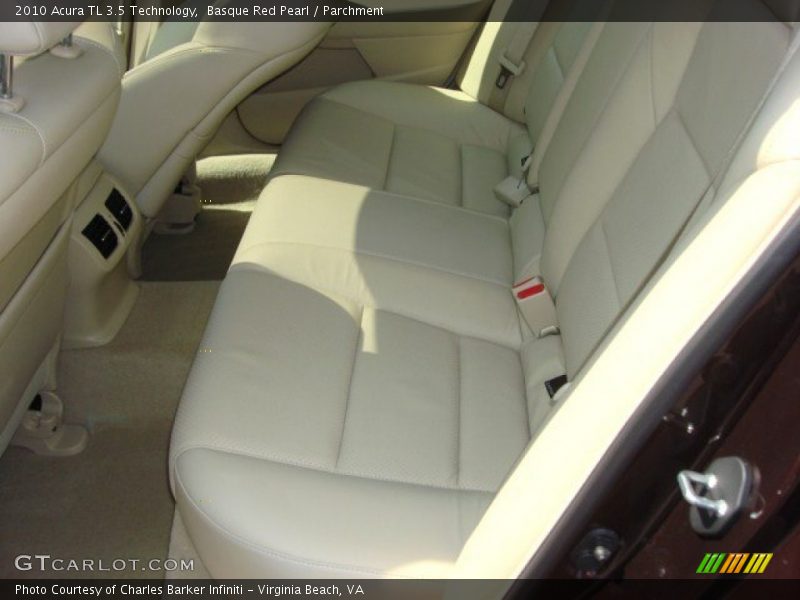 Basque Red Pearl / Parchment 2010 Acura TL 3.5 Technology