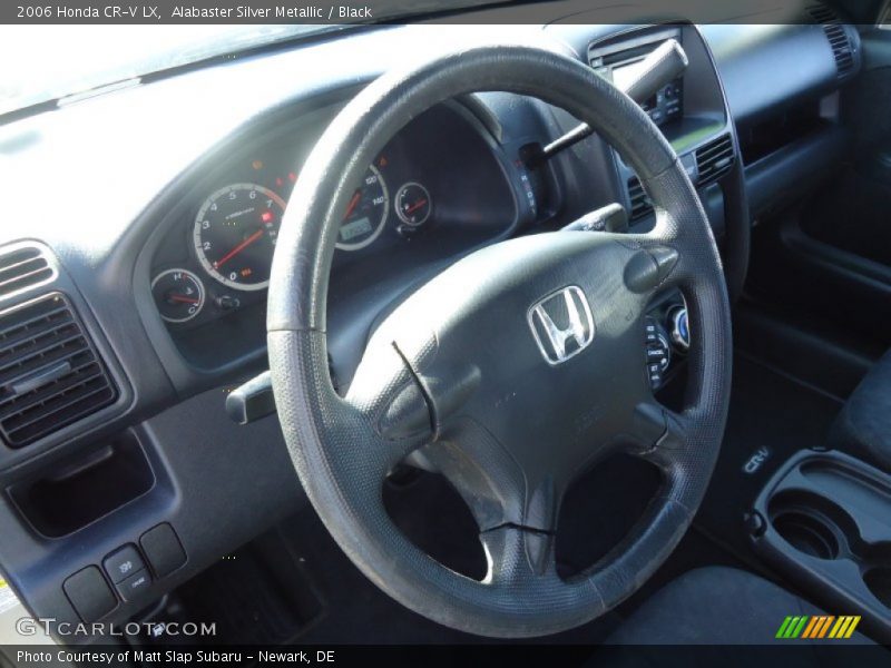Alabaster Silver Metallic / Black 2006 Honda CR-V LX