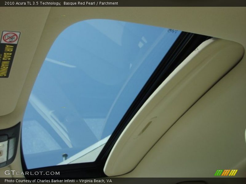 Basque Red Pearl / Parchment 2010 Acura TL 3.5 Technology
