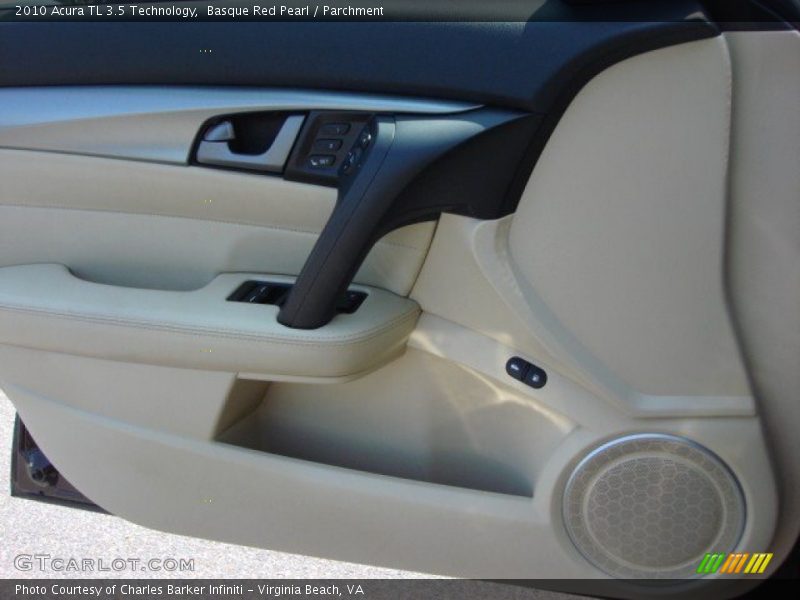 Basque Red Pearl / Parchment 2010 Acura TL 3.5 Technology