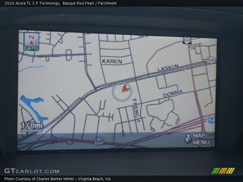 Basque Red Pearl / Parchment 2010 Acura TL 3.5 Technology