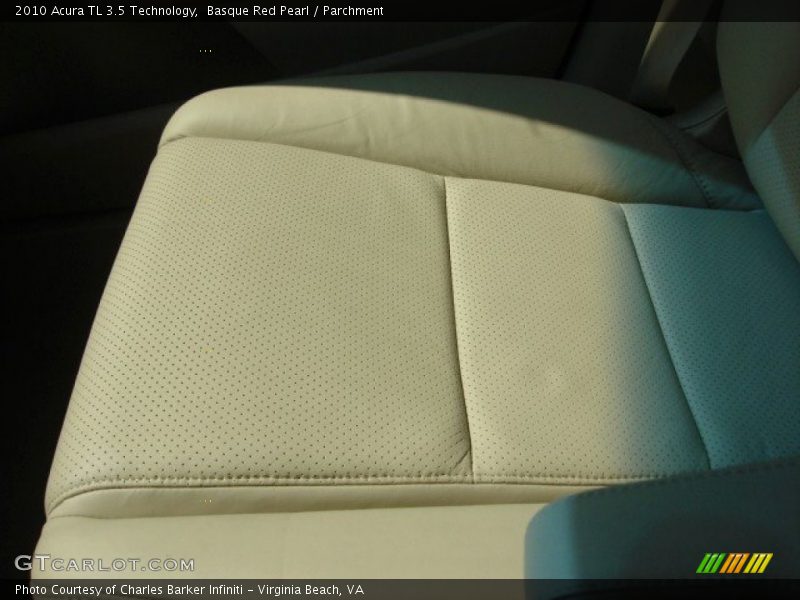 Basque Red Pearl / Parchment 2010 Acura TL 3.5 Technology