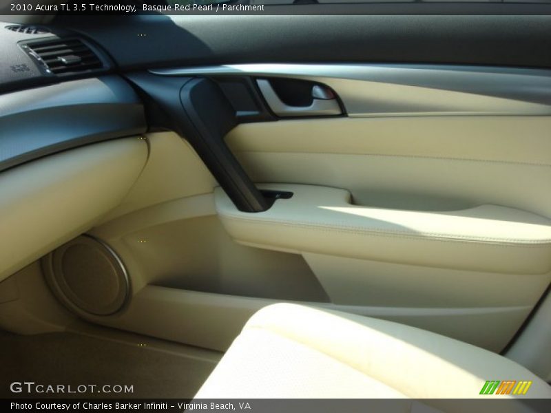 Basque Red Pearl / Parchment 2010 Acura TL 3.5 Technology