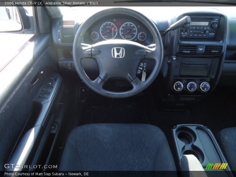 Alabaster Silver Metallic / Black 2006 Honda CR-V LX