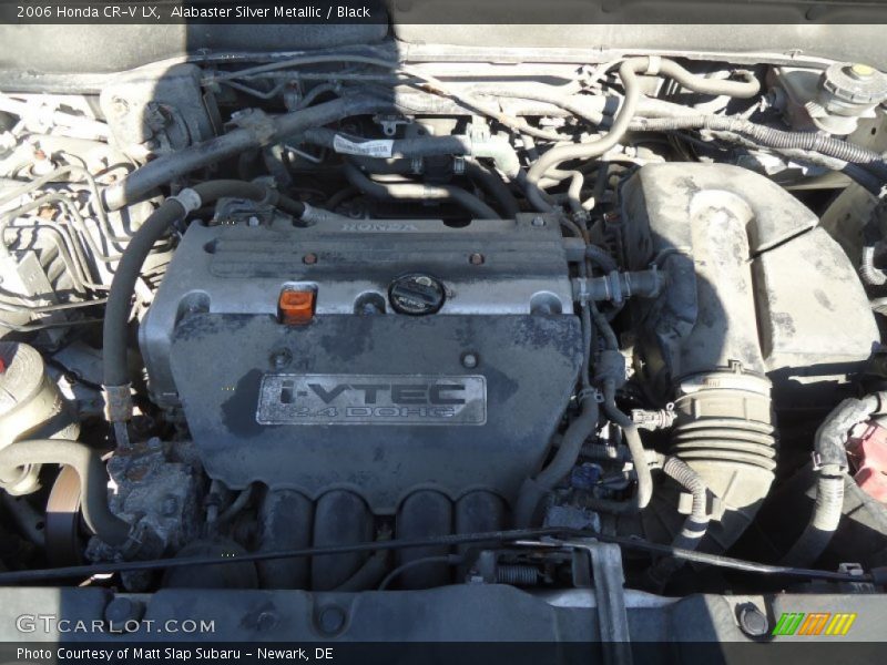 Alabaster Silver Metallic / Black 2006 Honda CR-V LX