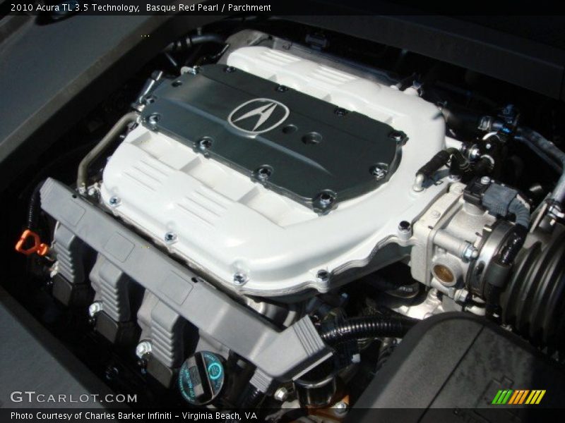 Basque Red Pearl / Parchment 2010 Acura TL 3.5 Technology