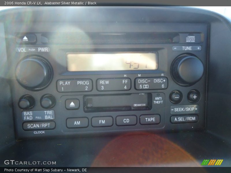 Alabaster Silver Metallic / Black 2006 Honda CR-V LX