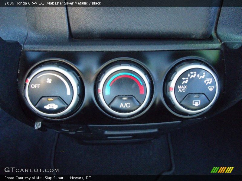 Alabaster Silver Metallic / Black 2006 Honda CR-V LX
