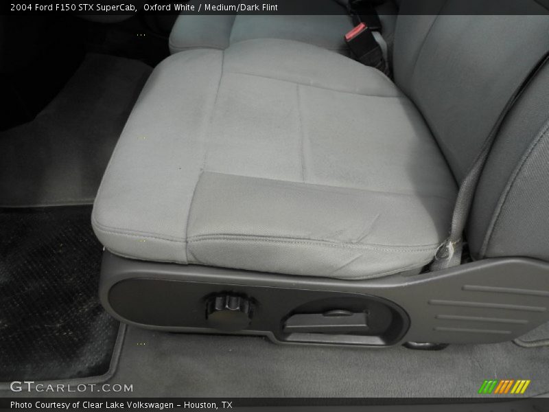 Oxford White / Medium/Dark Flint 2004 Ford F150 STX SuperCab