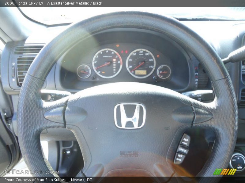 Alabaster Silver Metallic / Black 2006 Honda CR-V LX