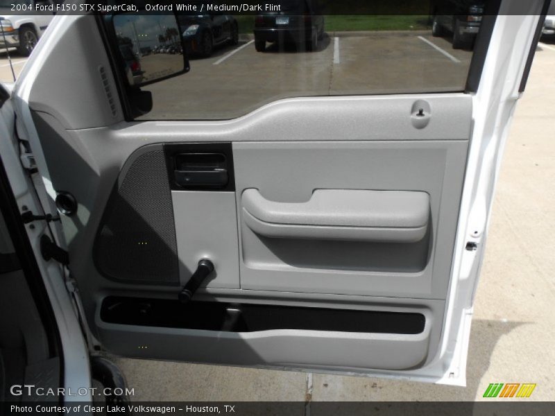 Oxford White / Medium/Dark Flint 2004 Ford F150 STX SuperCab