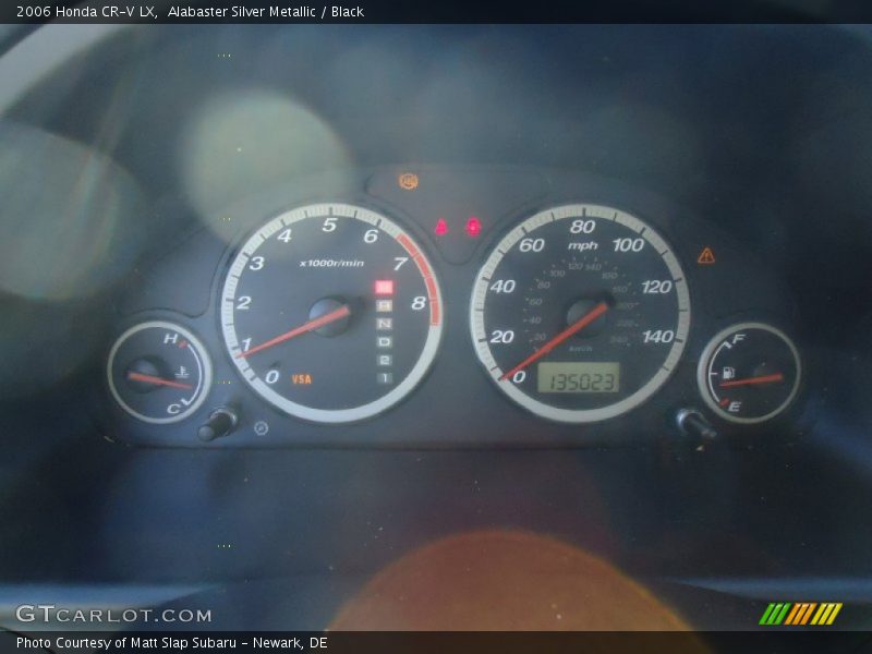 Alabaster Silver Metallic / Black 2006 Honda CR-V LX