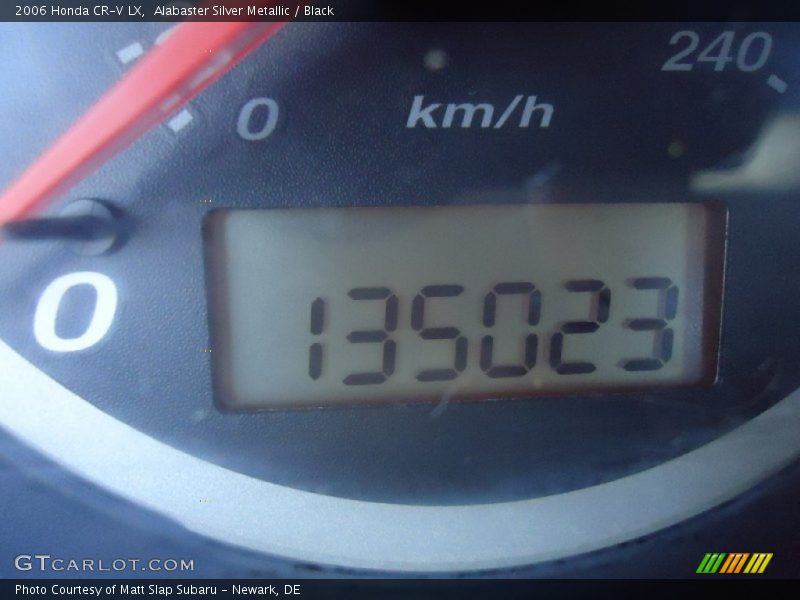 Alabaster Silver Metallic / Black 2006 Honda CR-V LX