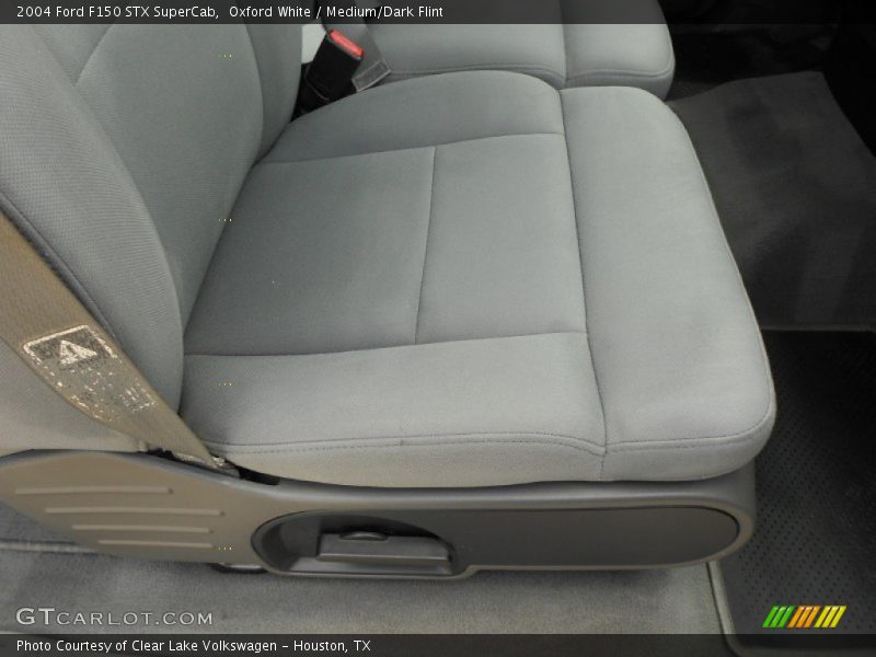 Oxford White / Medium/Dark Flint 2004 Ford F150 STX SuperCab