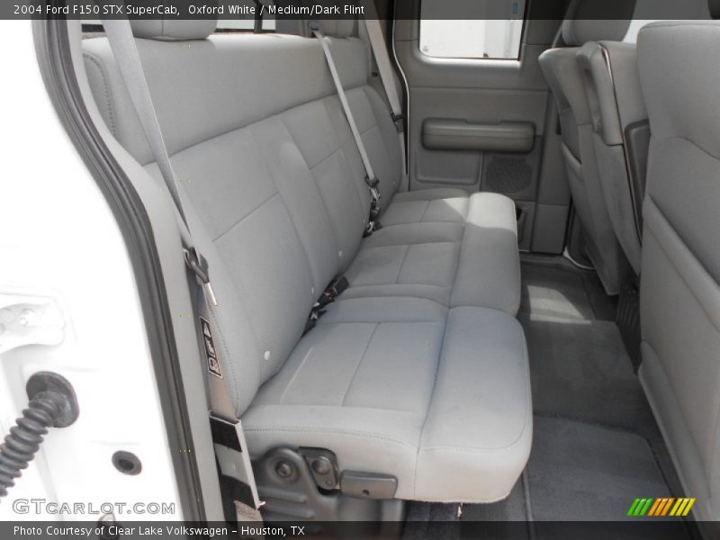 Oxford White / Medium/Dark Flint 2004 Ford F150 STX SuperCab