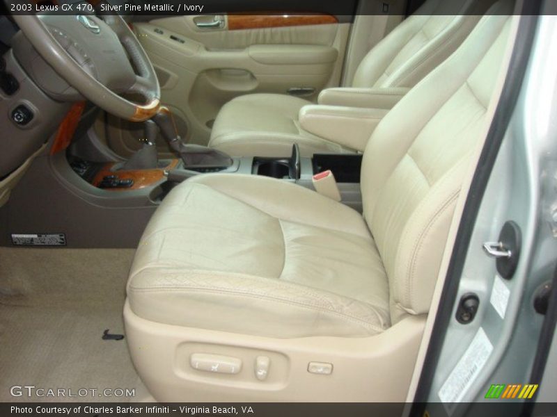 Silver Pine Metallic / Ivory 2003 Lexus GX 470
