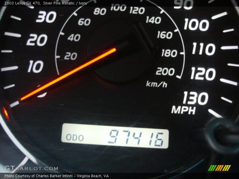 Silver Pine Metallic / Ivory 2003 Lexus GX 470