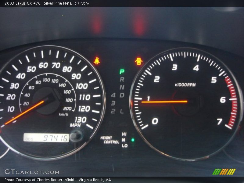 Silver Pine Metallic / Ivory 2003 Lexus GX 470