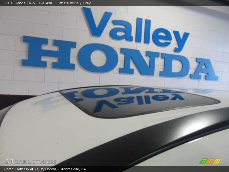 Taffeta White / Gray 2010 Honda CR-V EX-L AWD