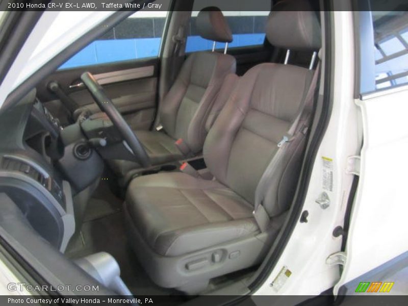 Taffeta White / Gray 2010 Honda CR-V EX-L AWD