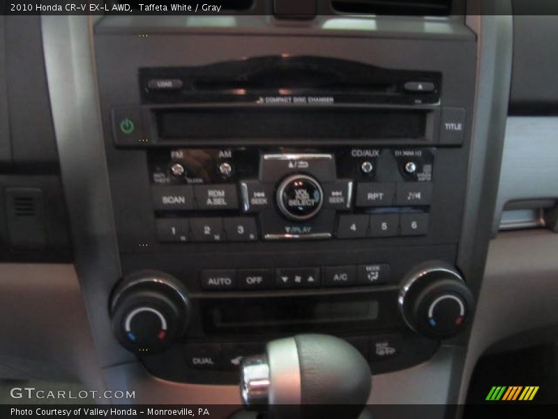 Taffeta White / Gray 2010 Honda CR-V EX-L AWD
